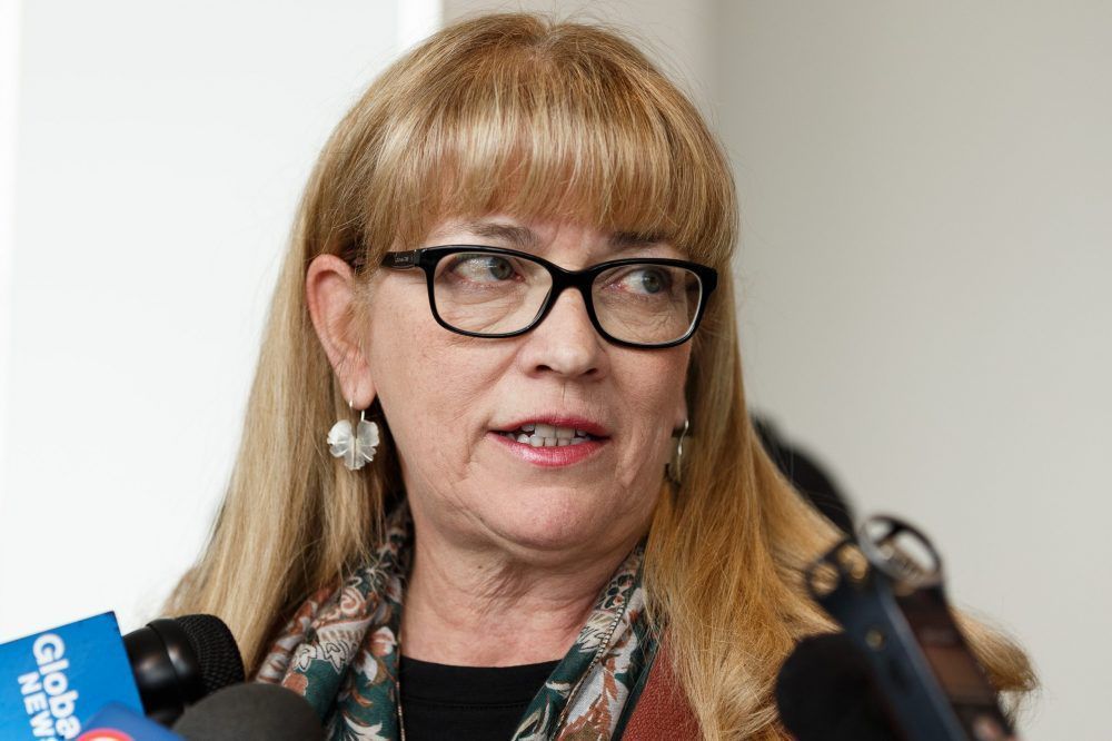 Heather Smith, United Nurses of Alberta president, is pictured here in March 2021. The union said Tuesday that Alberta Health Services’ latest proposal “represents progress.”