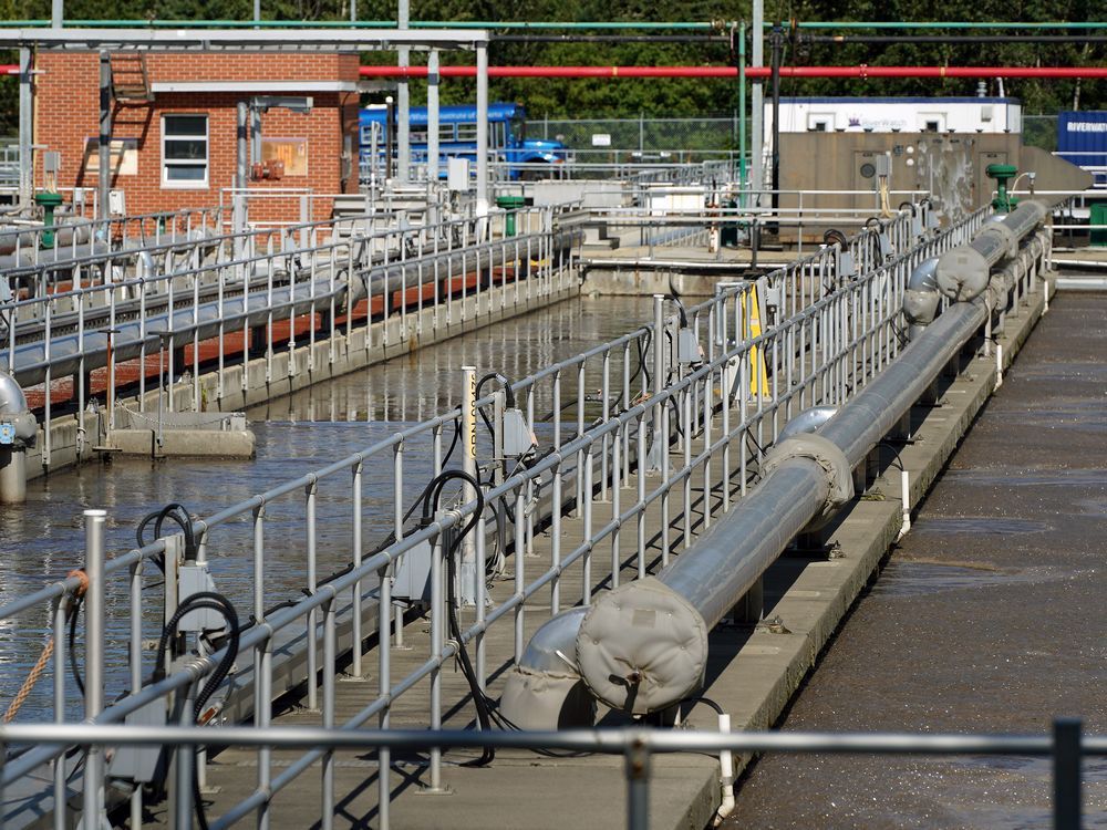 the gold bar wastewater treatment plant in edmonton on sept. 5, 2021.