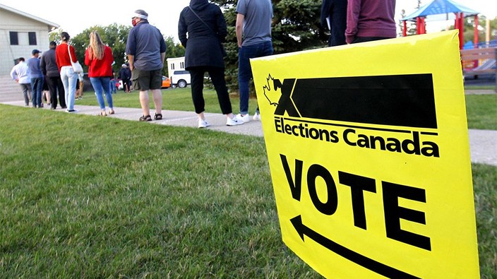 Public health measures in place at Calgary polling stations