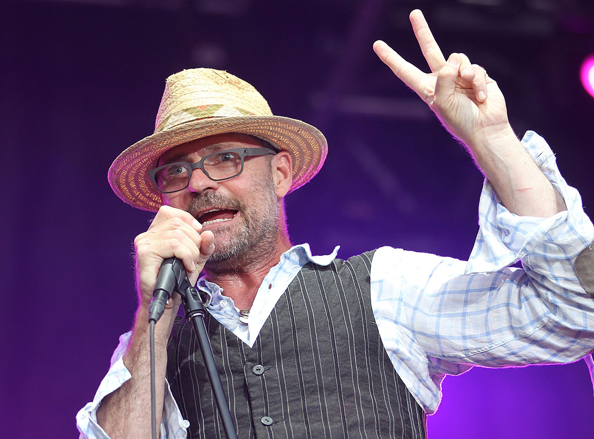 Gord Downie, of the Tragically Hip, died of glioblastoma in 2017. Here he performs in Winnipeg Thursday July 07, 2011. BRIAN DONOGH/WINNIPEG SUN/QMI AGENCY