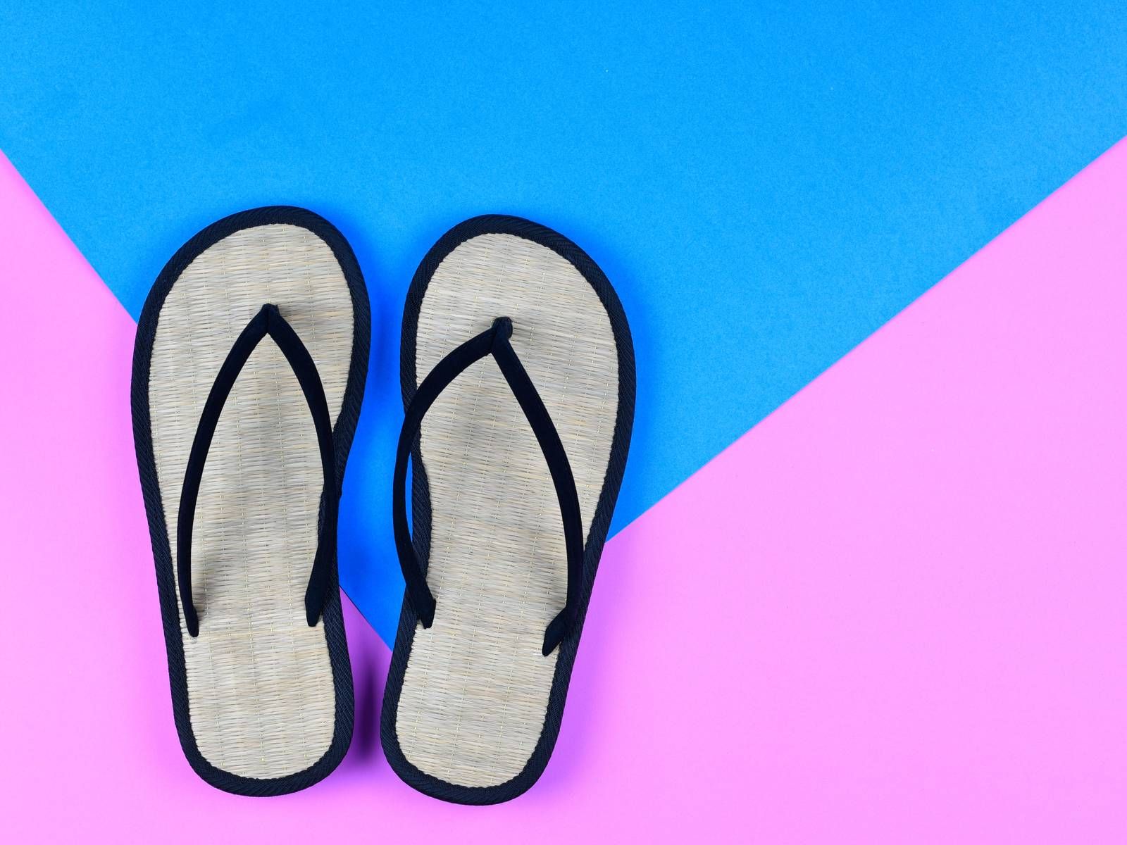 a summer wearing flip-flops can make your skin tougher.