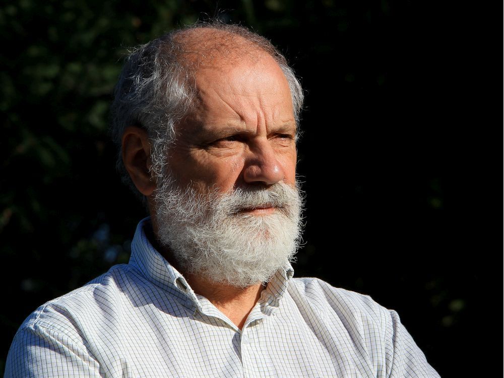 dr. louis francescutti, cpsa president and professor university of alberta school of public health, poses for a photo at his home, in sherwood park, alta., thursday sept. 5, 2013.