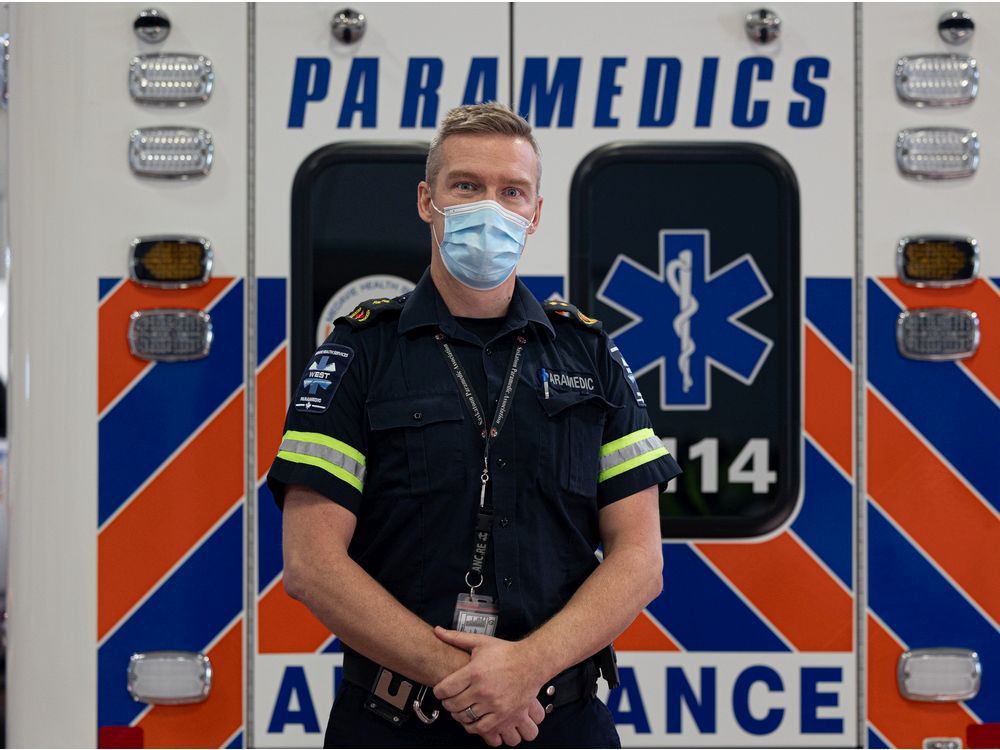 paul hills, president of the saskatoon paramedic association, says call volumes have risen to unseen levels in the pandemic's fourth wave.