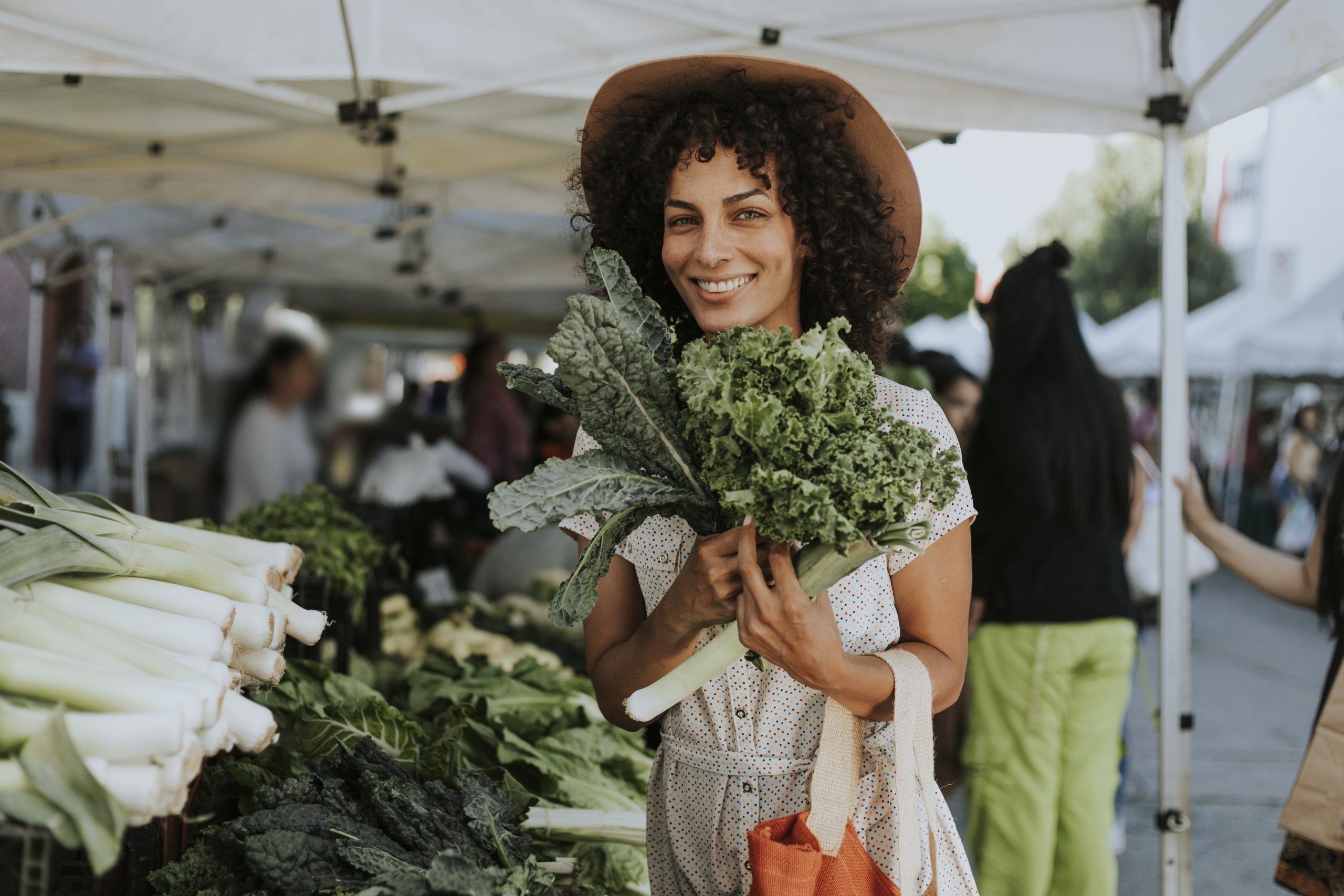 Green leafy vegetables also contain chlorophyll. GETTY