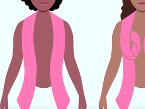 illustration of two women with breast cancer
