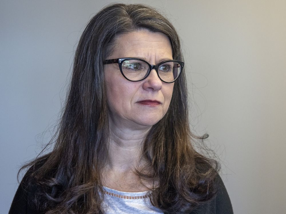 beverly balaski, executive director and registrar of the registered psychiatric nurses association of saskatchewan (rpnas), in their new office space on friday, december 10, 2021 in regina.