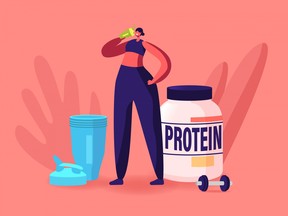 Turns out coffee and protein powder don't taste amazing, and there wasn't any real difference to workout quality. GETTY