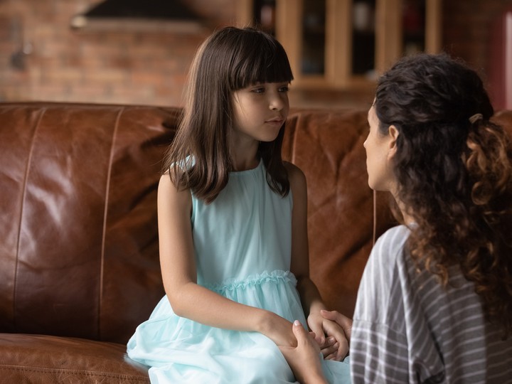  Talking to your children about hard truths is an ongoing process in parenting. GETTY