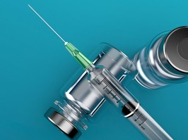 Syringe with medical supplies