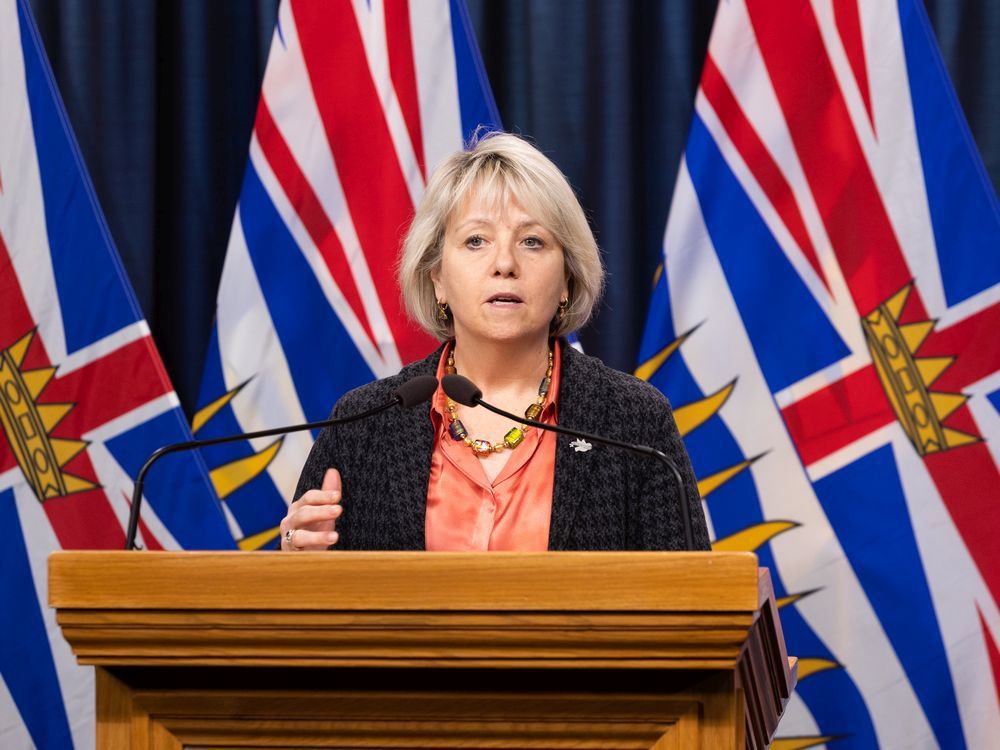 chief provincial health officer dr. bonnie henry announced new covid restrictions on tuesday.