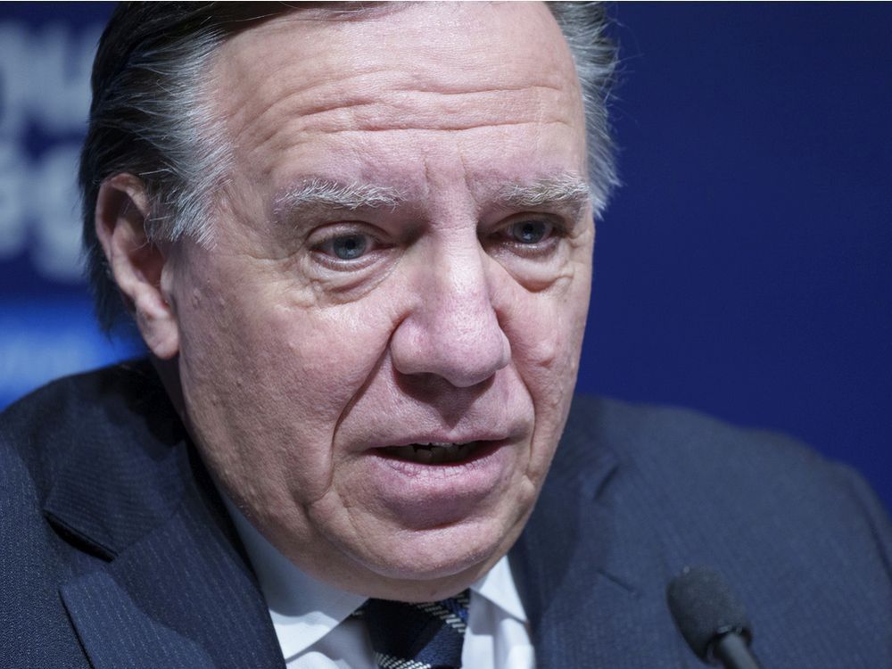 "when we hear hospitalizations will increase significantly over the next days and weeks, well, we have to act," premier françois legault said.