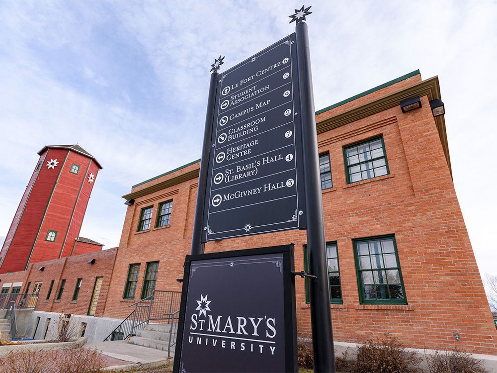 St. Mary’s University in Calgary was photographed on Sunday, January 23, 2022.