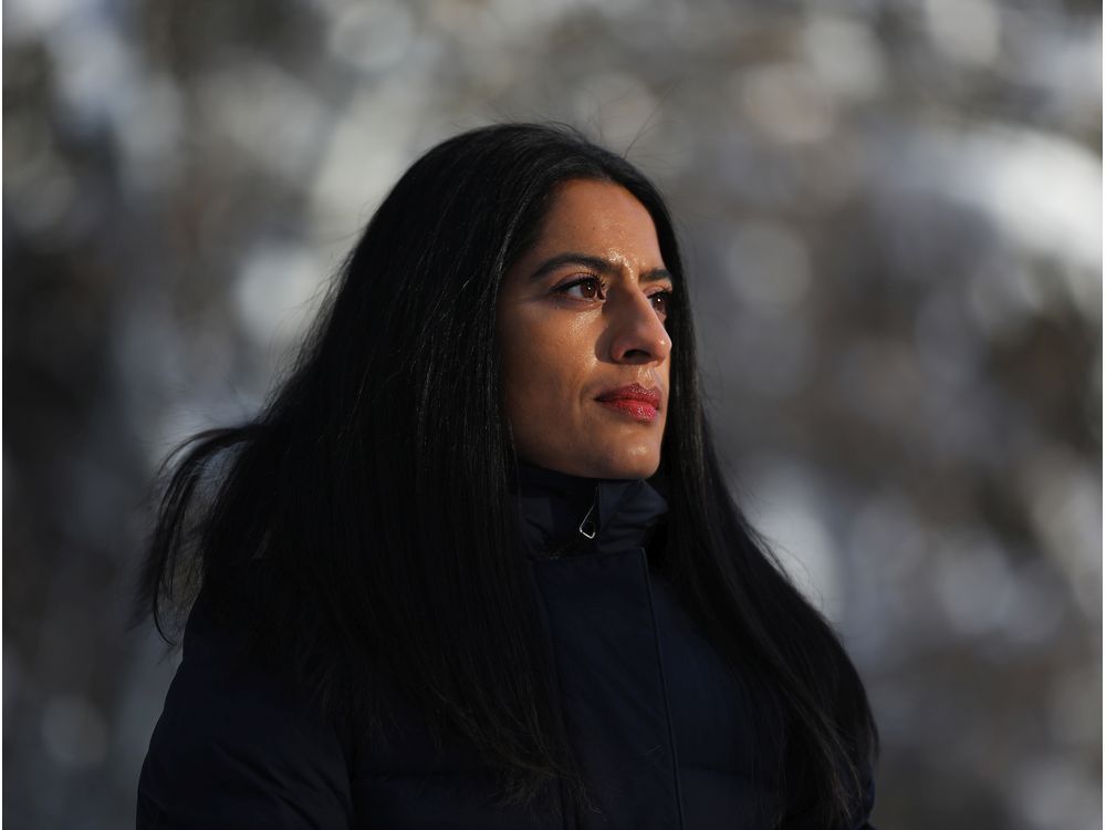 dr. shazma mithani poses for a photo in edmonton on saturday, jan. 8, 2022.