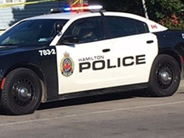 A Hamilton Police cruiser.