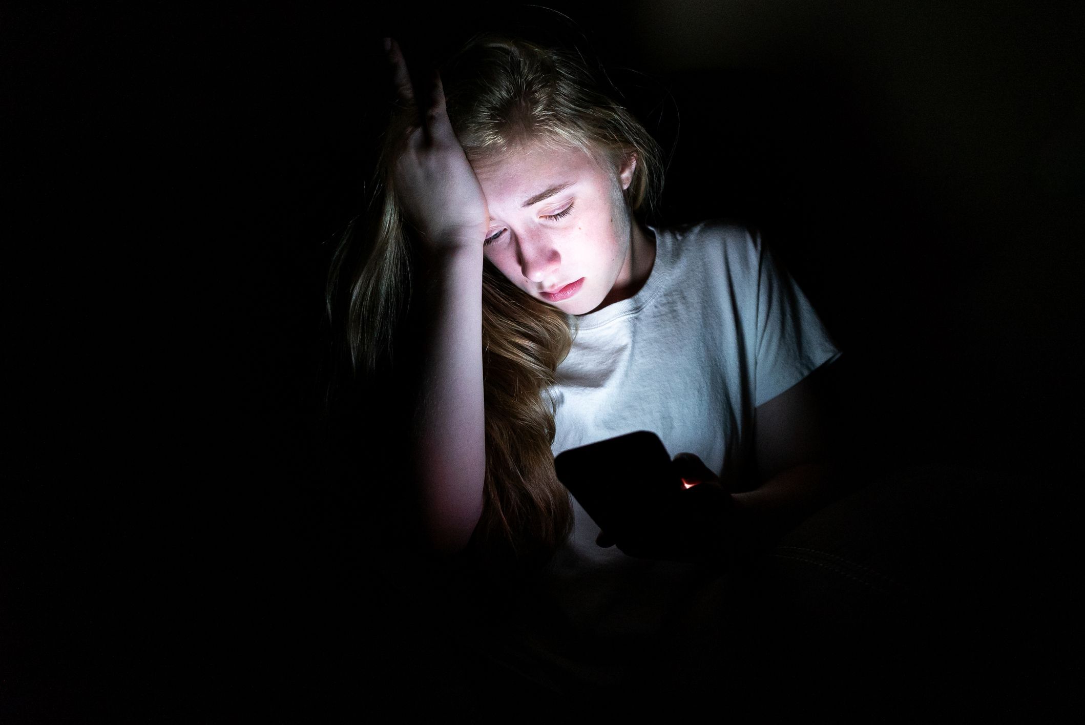 Scary news reports and graphic images can ramp up children's stress levels. GETTY