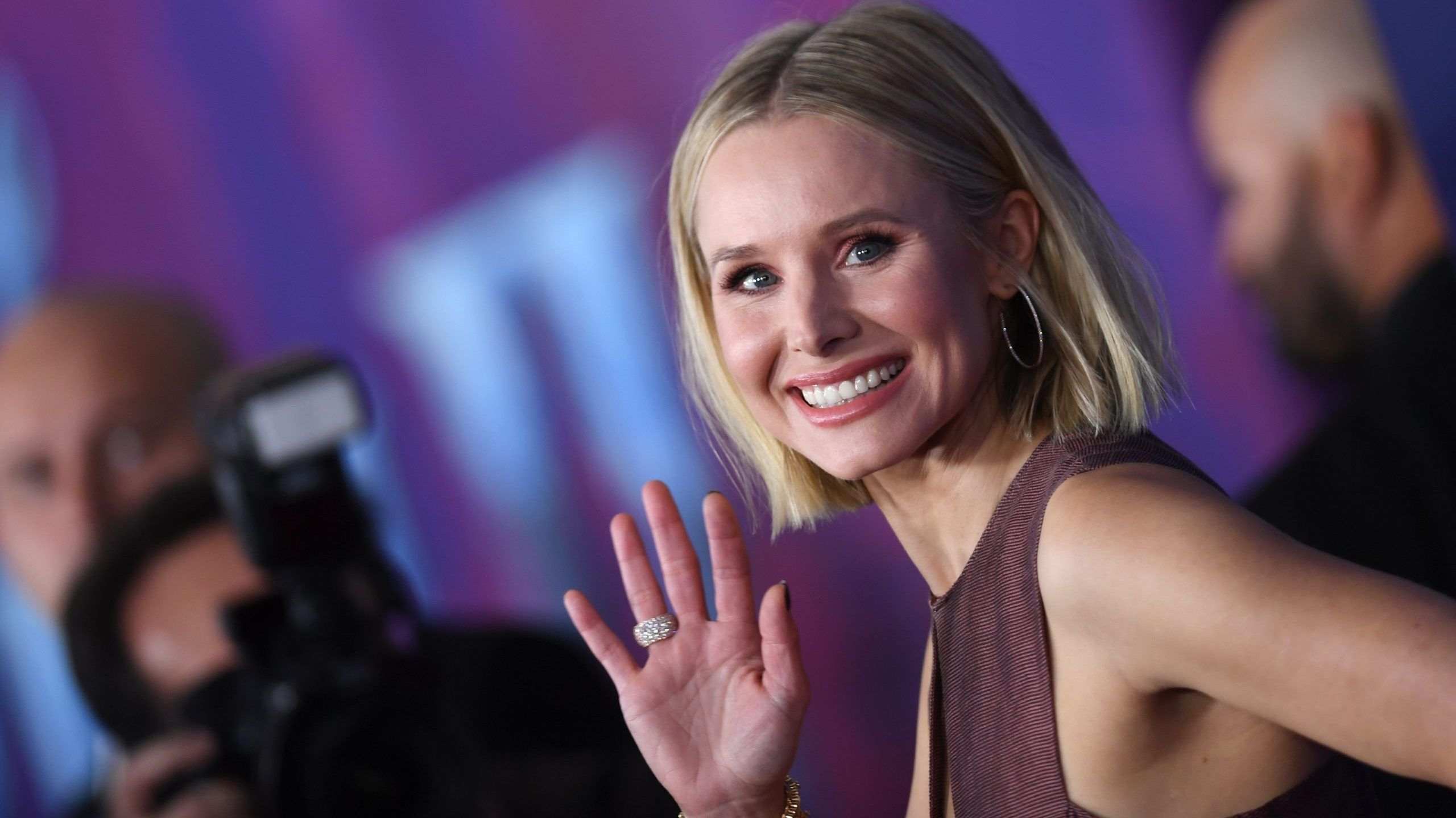"You’re supposed to start getting colonoscopies, I think, at 45, and 40 if you have any family history," says Kristen Bell. TOPSHOT - US actress Kristen Bell arrives for Disney's World Premiere of "Frozen 2" at the Dolby theatre in Hollywood on November 7, 2019. (Photo by VALERIE MACON / AFP) (Photo by VALERIE MACON/AFP via Getty Images)