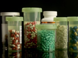 bottles of multiple sclerosis medication