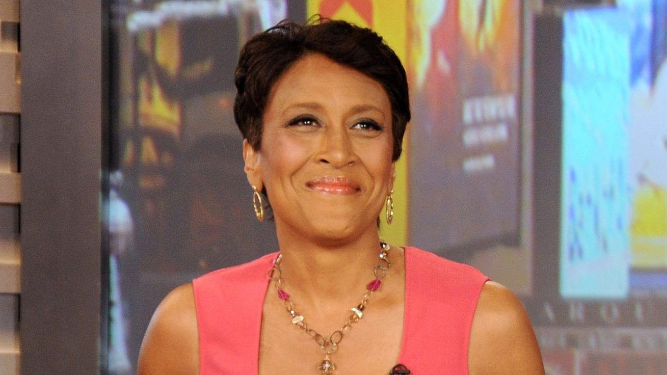 Robin Roberts in 2012, during a broadcast of "Good Morning America," where she has thanked her viewers for their support as she faced a bone marrow transplant. (AP Photo/ABC, Donna Svennevik, file)