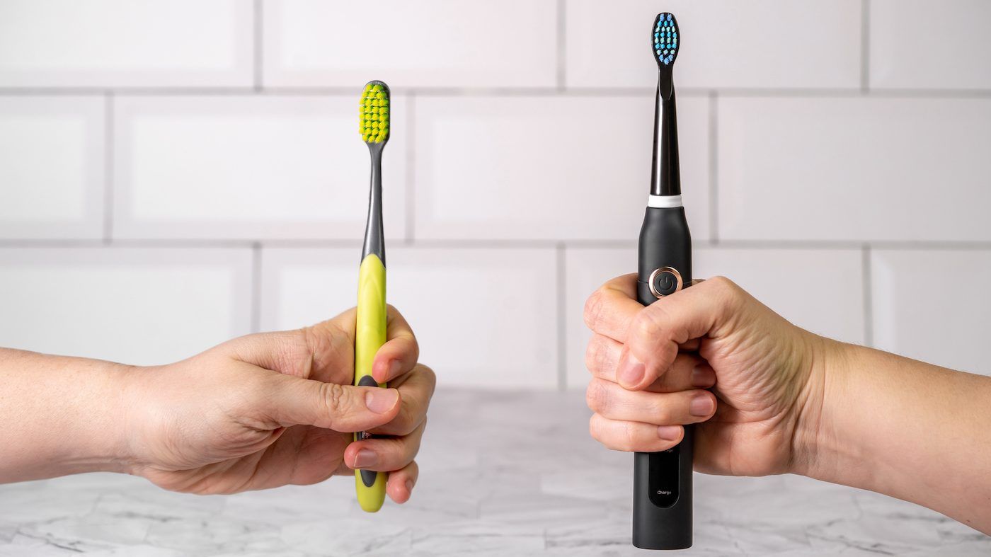 When it comes to electric or manual toothbrushes, considering factors like consistency, price and efficiency is the priority. GETTY