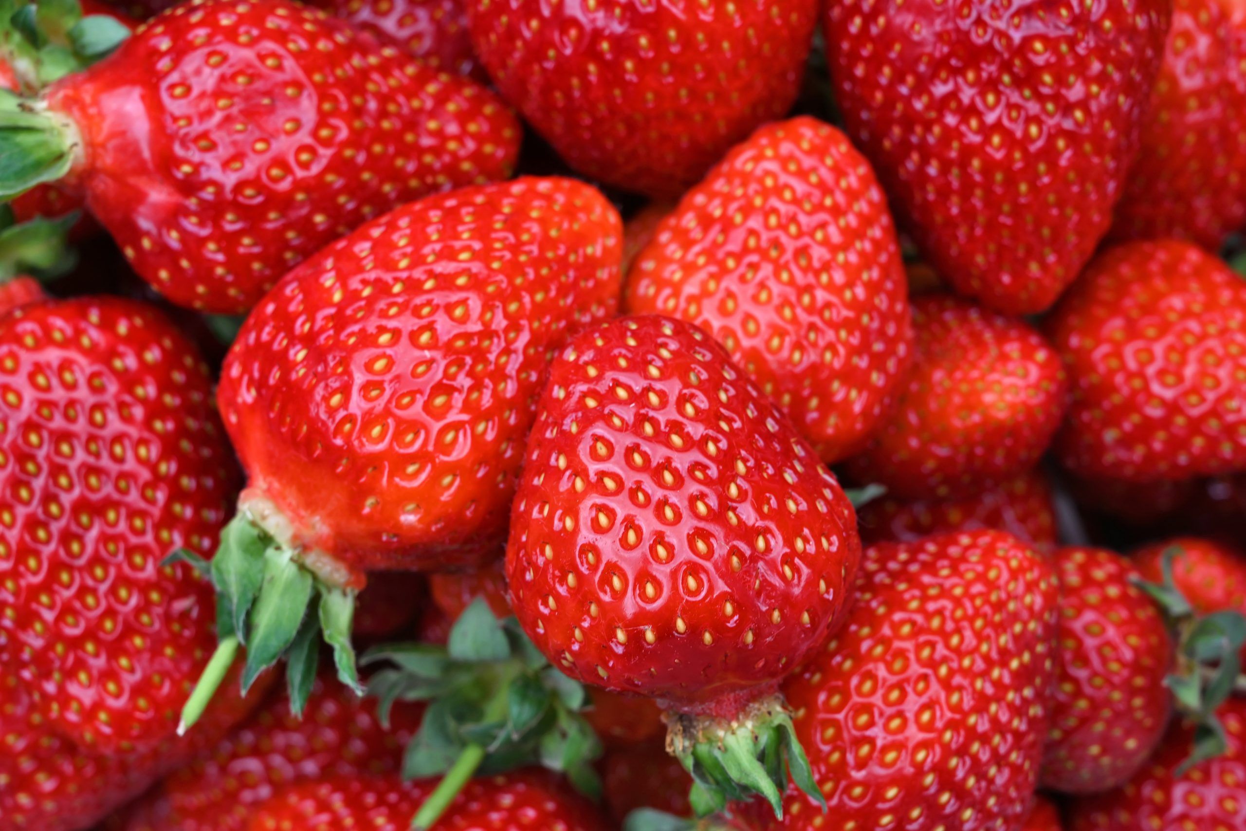 Always wash your strawberries. (Getty)