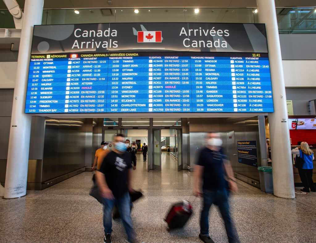 terminal 1 domestic arrivals at toronto pearson international airport on tuesday june 14, 2022.