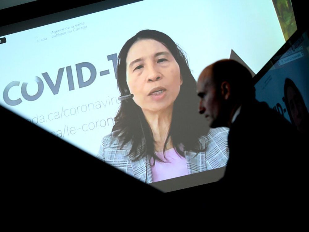 a file photo of chief public health officer of canada dr. theresa tam and minister of health jean-yves duclos.