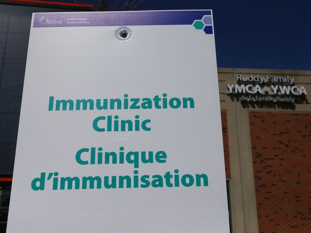 a file photo of an ottawa vaccination clinic in the spring of 2021.