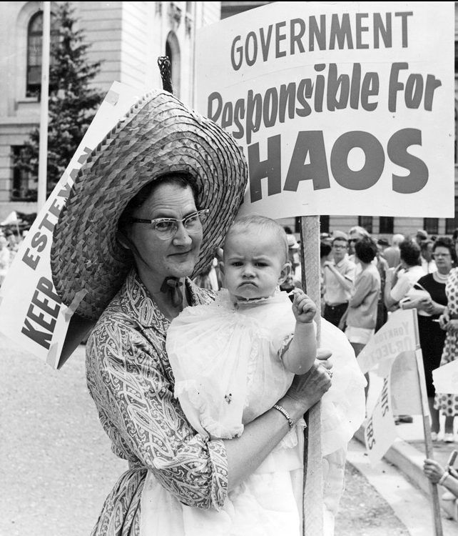 anger over medicare's implementation 60 years ago as expressed by this estevan mother in a july 1962 march was similar to the anger aimed at governments over covid-19 restrictions.