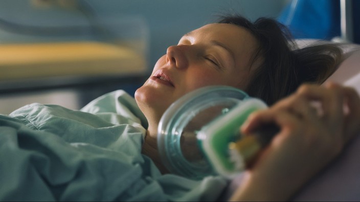 More people are opting for laughing gas during childbirth