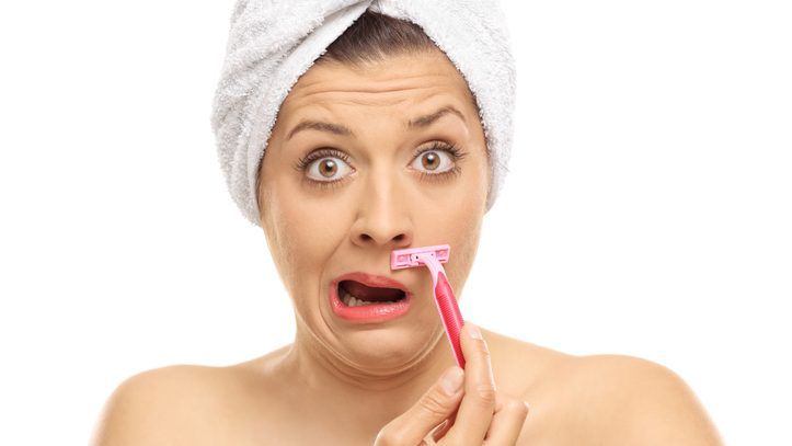 Shaving only removes hair from the surface of your skin, leaving the root intact. GETTY