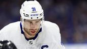 Since leaving the New York Islanders as a free agent in 2018, John Tavares has scored 119 goals and 274 points for the Toronto Maple Leafs in 280 games. (Photo by Mike Ehrmann/Getty Images)