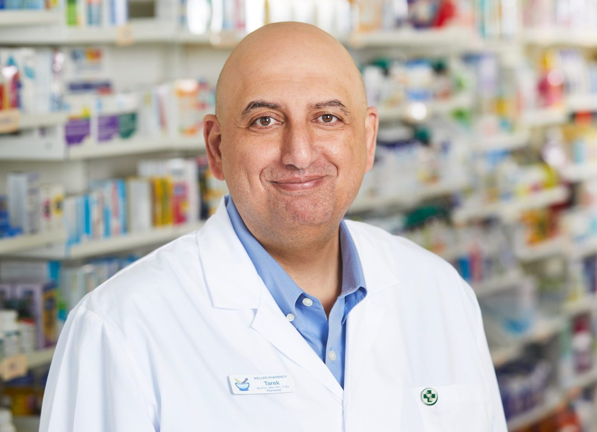 Tarek Hussein is a primary care, community, clinical and compounding pharmacist and the co-founder of Weller Pharmacy in Kingston, Ontario.