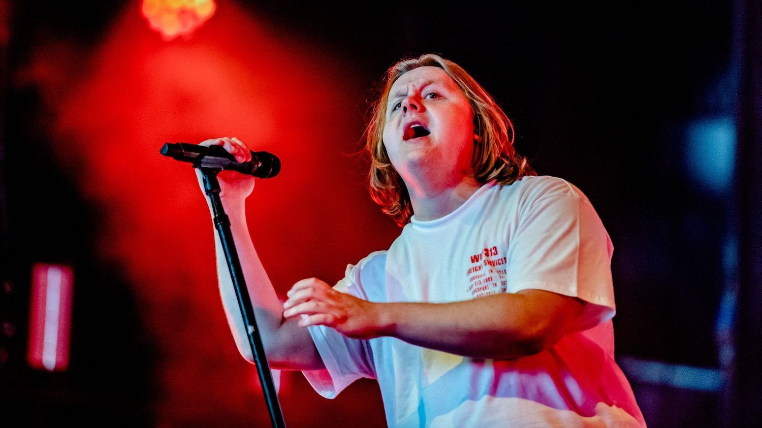 scottish singer-songwriter lewis capaldi  performs during the last day of the three-day music festival a campingflight to lowlands paradise. (photo by ferdy damman)