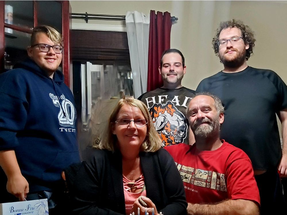 ginette boyer and marcel varin with their sons, from left, christopher, jonathan and sébastien.