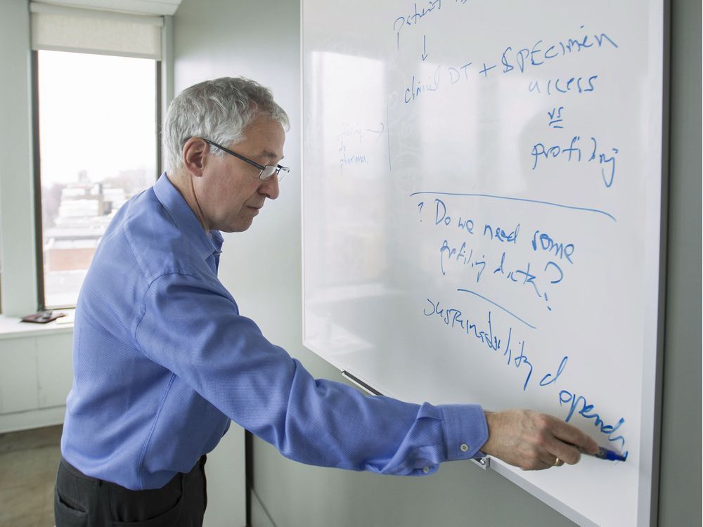 "we’re seeing all kinds of malignancies, lymphomas, leukemias, breast tumours — all of them more advanced than we’re used to seeing for many years,” says leading cancer researcher and oncologist dr. gerald batist, pictured in 2016.