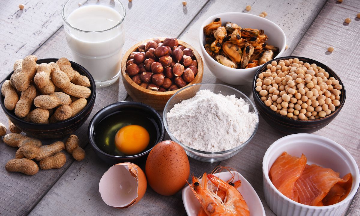 eggs, milk, peanuts and crustaceans are among the most common allergens. getty