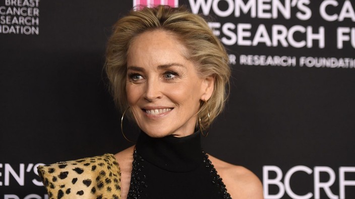 Did Sharon Stone need treatment for a fibroid tumour?