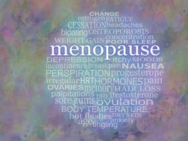 image of words describing menopause
