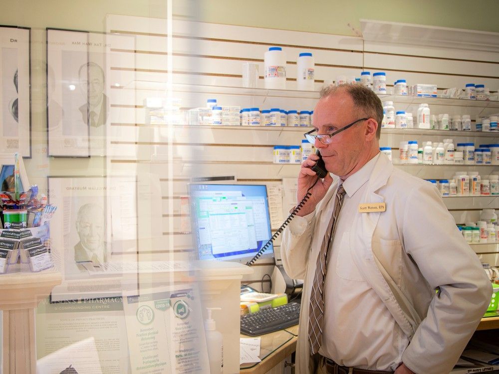 scott watson, pharmacist and owner of watson's pharmacy and compounding centre.