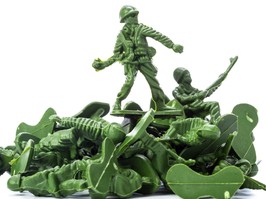 Collection of traditional toy soldiers