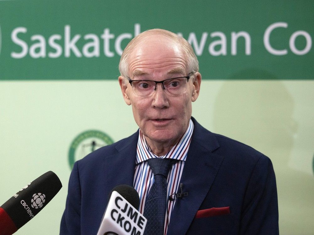 saskatchewan chief coroner clive weighill speaks on thursday, jan. 5, 2023 in regina.