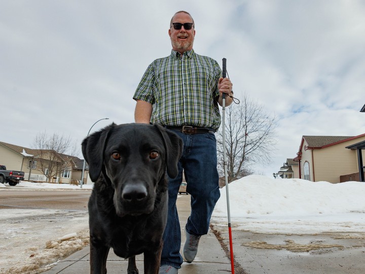  Despite the challenges of his illness, Sutherland tries to focus on the positives in his life, such as regular walks with Buster.
