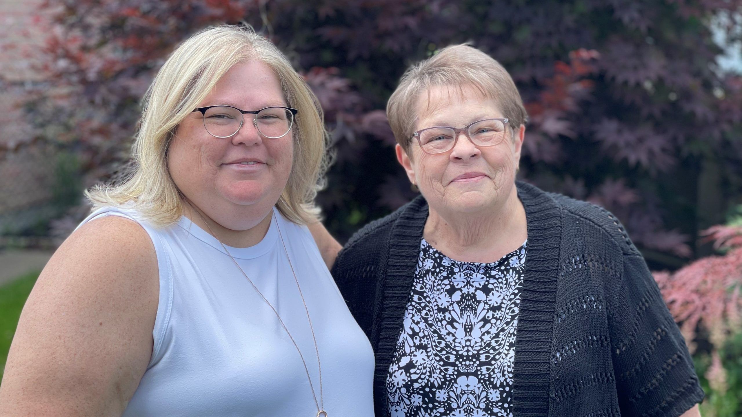 "My mom was a single mom, and she did everything for me and my sister," Kim (Left) says about her mother (Right). SUPPLIED