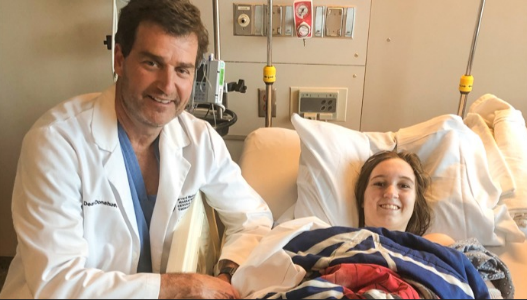  dr. donahue and sydney at mass general brigham hospital. supplied