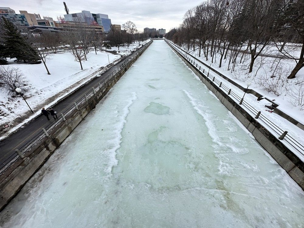 the rideau canal skateway, the world's largest skating rink, did not open this winter.