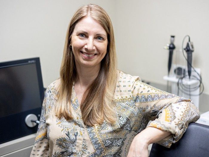 Jennifer Cameron-Turley, a Speech-Language Pathologist for over 20 years, saw a growing need for safe and accessible testing for people with swallowing disorders, and opened Saskatchewan Swallowing Diagnostics at the beginning of May. Photo taken in Saskatoon, Sask. on Monday, May 8, 2023.