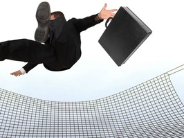 Kotak Law, business man falling into safety net