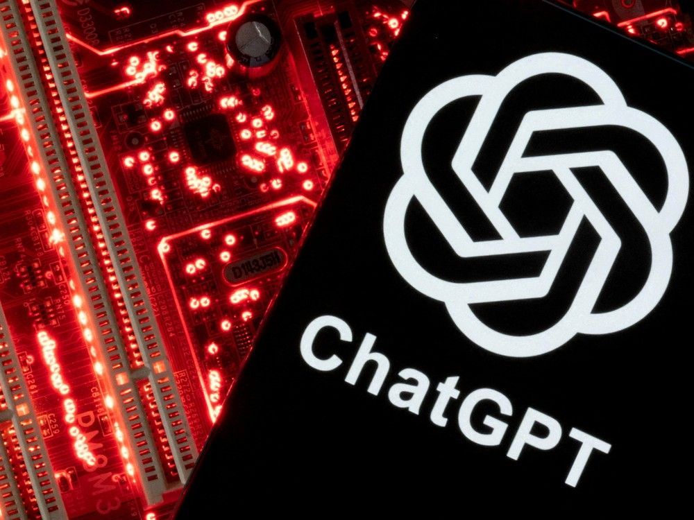 A smartphone displaying the ChatGPT logo is seen on a computer motherboard in this illustration taken February 23, 2023. REUTERS/Dado Ruvic/Illustration/File Photo
