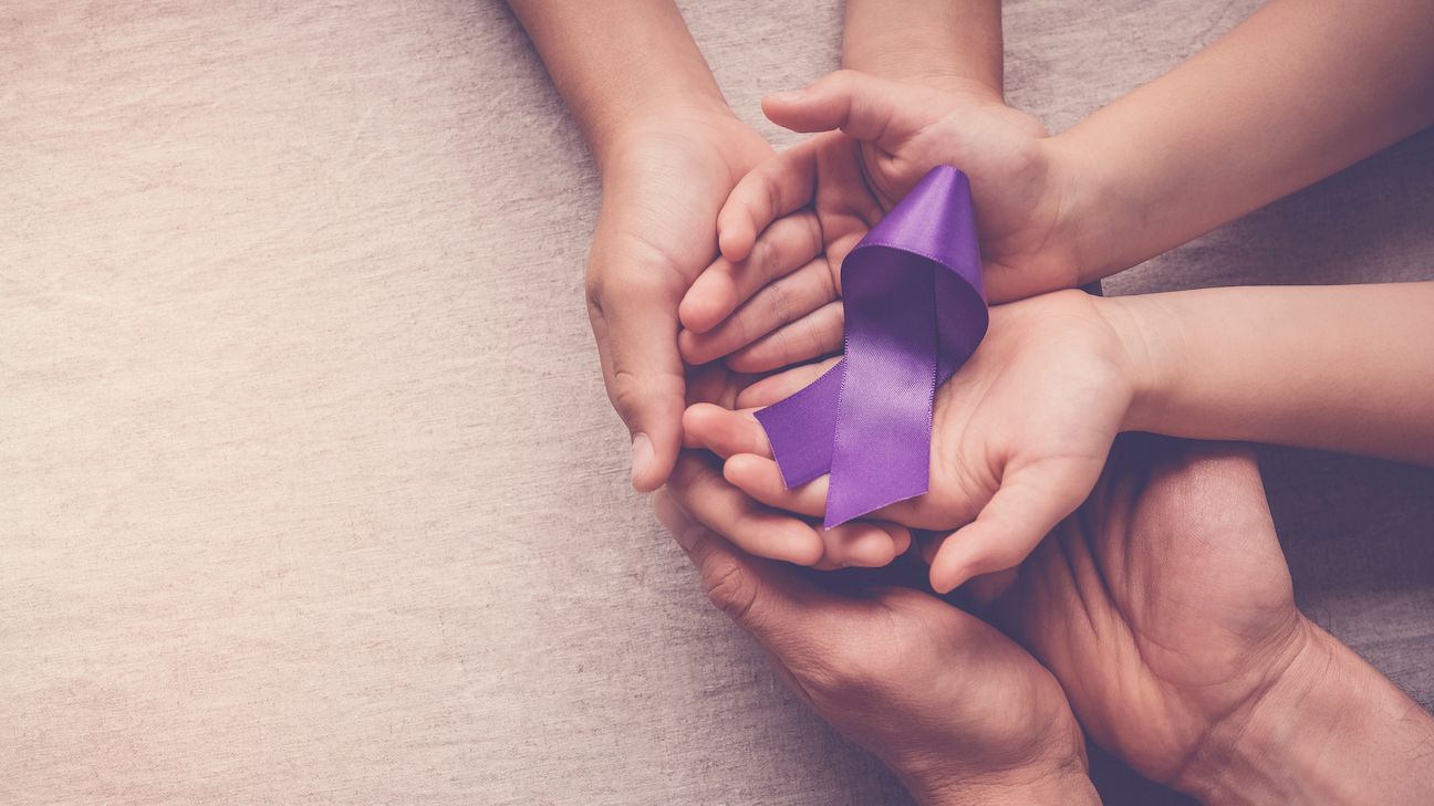 The purple ribbon is the recognized symbol for epilepsy awareness.