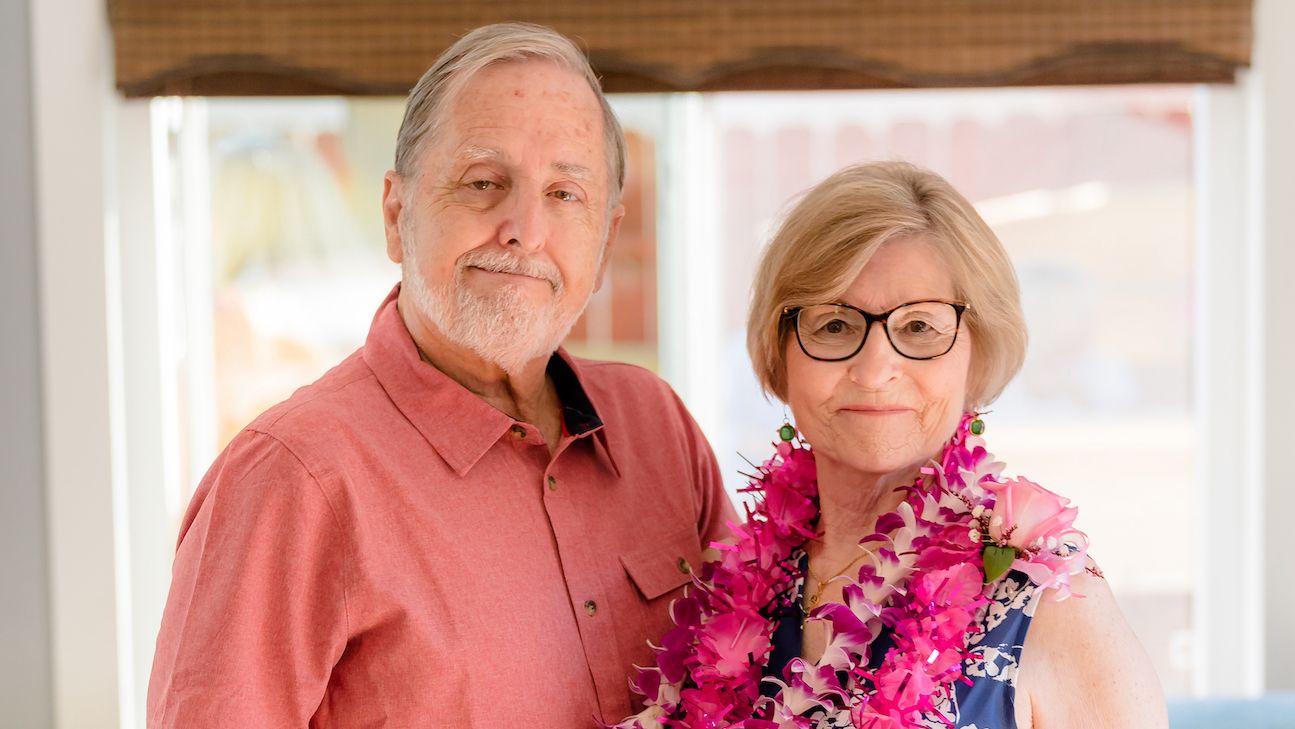 Joannie Clements (pictured with her husband Jerry) was diagnosed with chronic myelogenous leukemia in 2001.